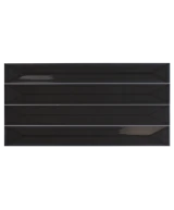 Carrelage Vitral Axis Black 5x40 cm - détail du carreau