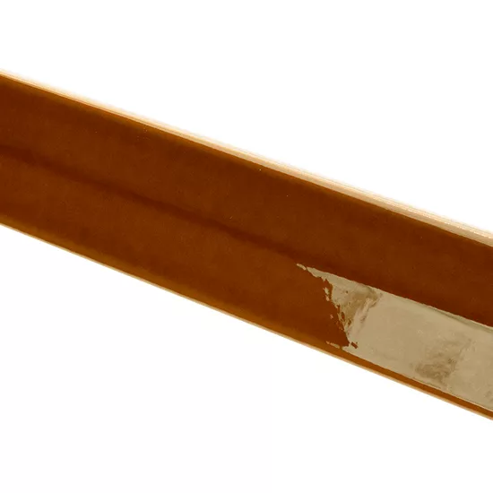Carrelage Vitral Axis Caramel Reactive 5x40 cm - vue latérale du carreau