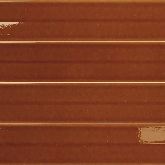 Carrelage Vitral Axis Caramel Reactive 5x40 cm - détail du carreau