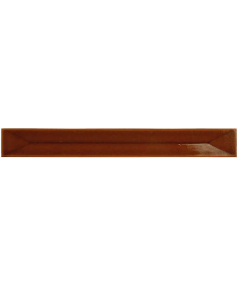 Carrelage Vitral Axis Caramel Reactive 5x40 cm - détail du carreau 2
