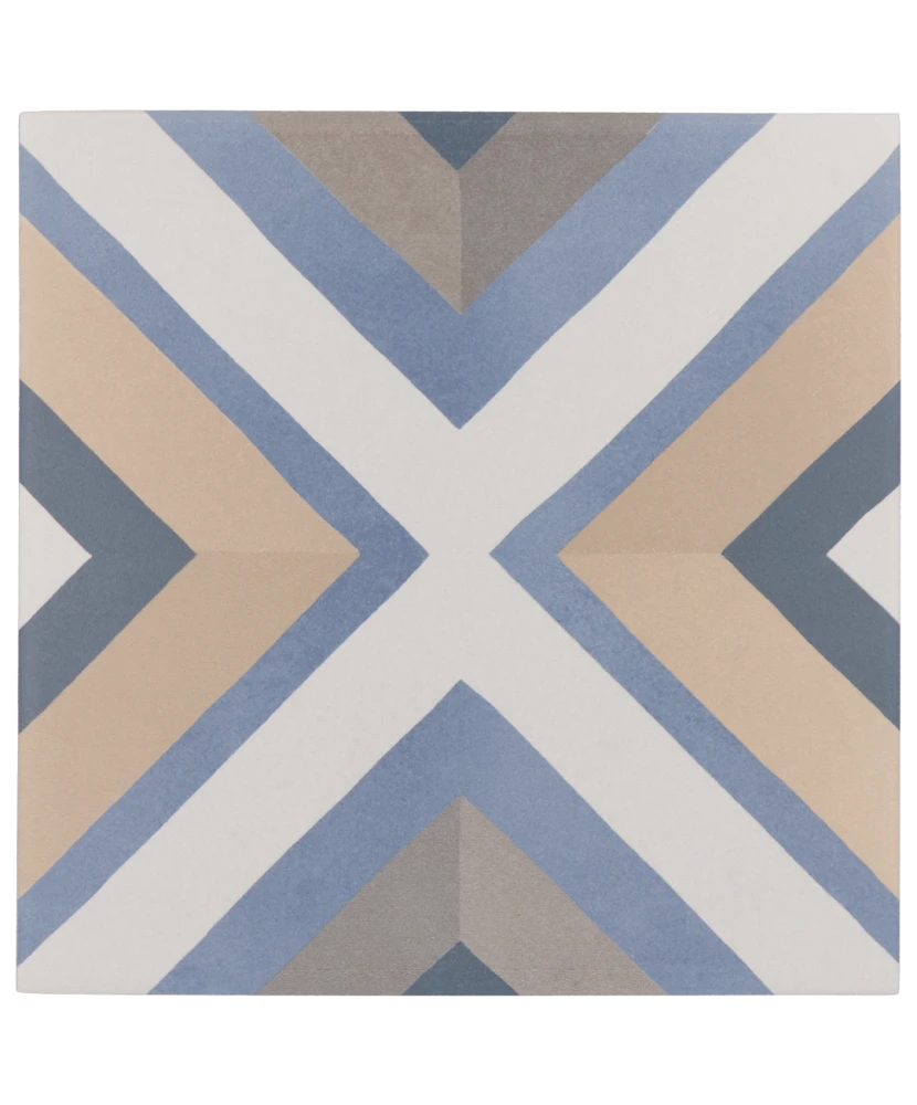Carrelage Caprice Square Colours 20x20 cm - vue de face du carreau