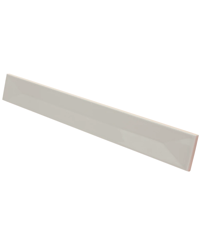 Carrelage Vitral Axis Light Grey 5x40 cm - vue latérale du carreau