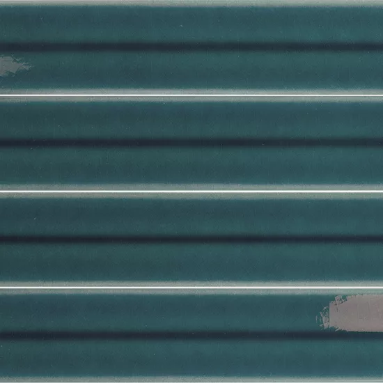 Carrelage Vitral Axis Petrol Reactive 5x40 cm - détail du carreau