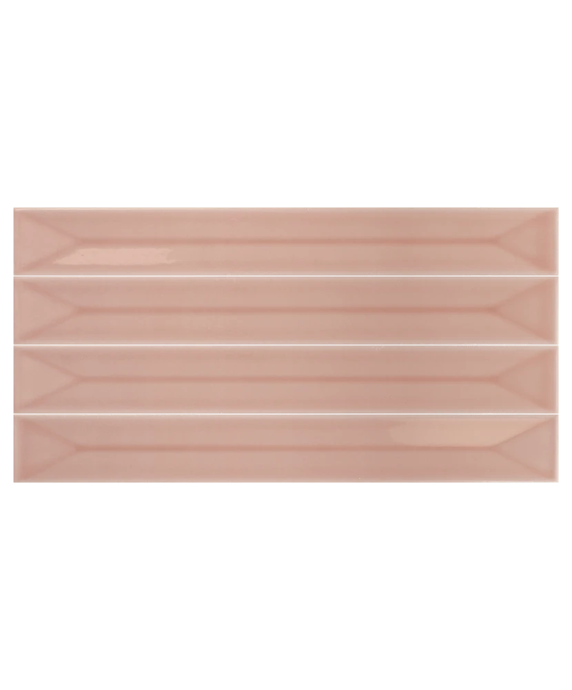 Carrelage Vitral Axis Pink 5x40 cm - détail du carreau