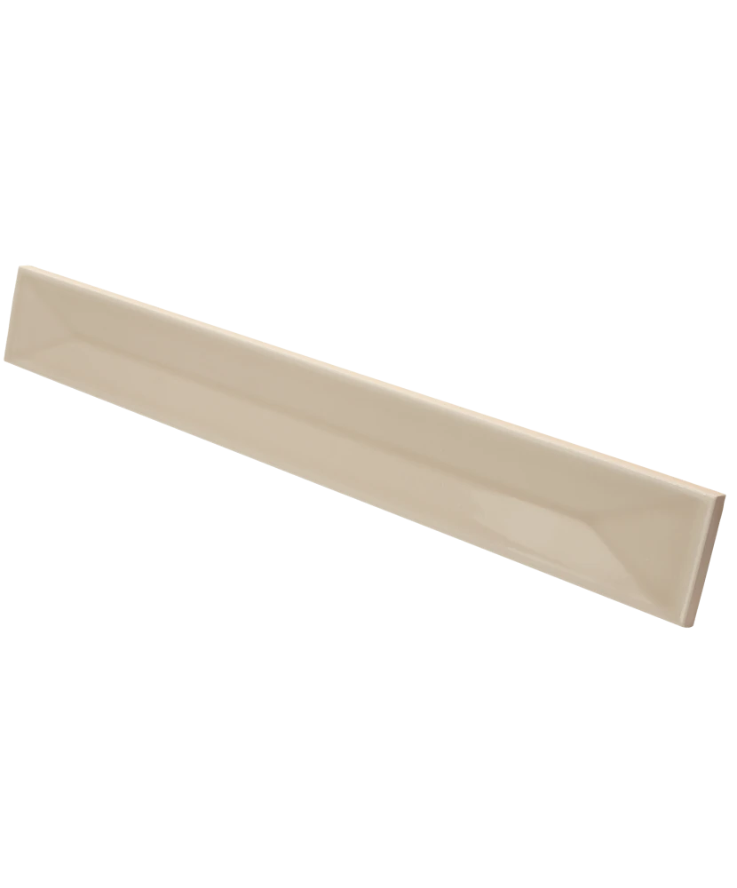 Carrelage Vitral Axis Sand 5x40 cm - vue latérale du carreau