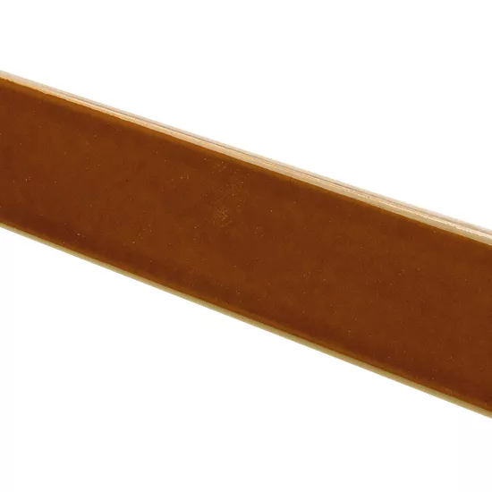 Carrelage Vitral Caramel Reactive 5x40 cm - vue latérale du carreau