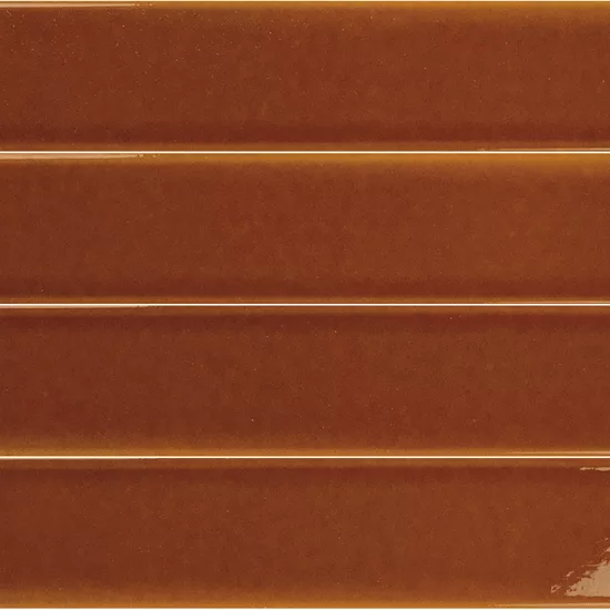 Carrelage Vitral Caramel Reactive 5x40 cm - détail du carreau