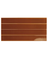 Carrelage Vitral Caramel Reactive 5x40 cm - détail du carreau