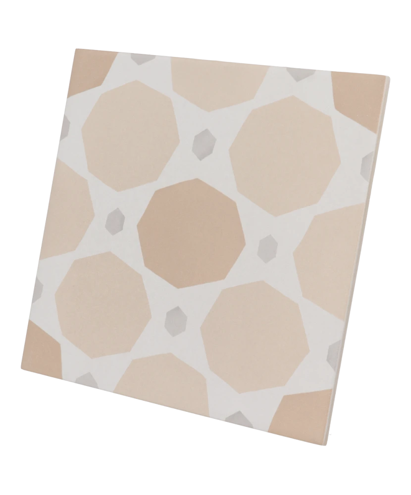 Carrelage Caprice Topaz Pastel 20x20 cm - vue latérale du carreau