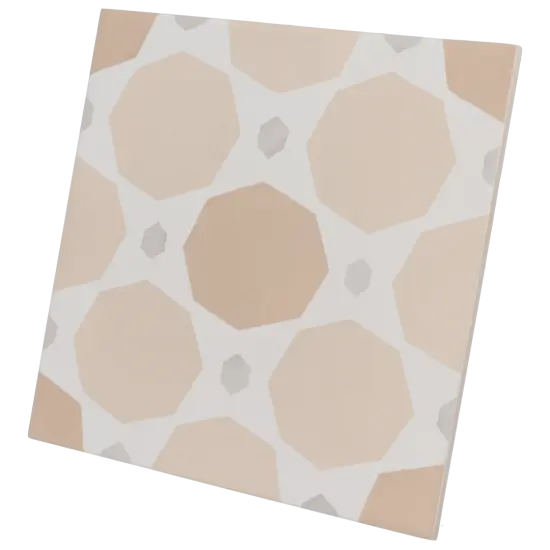Carrelage Caprice Topaz Pastel 20x20 cm - vue latérale du carreau