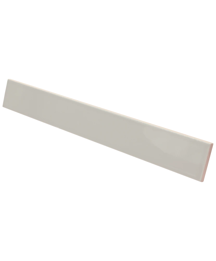 Carrelage Vitral Light Grey 5x40 cm - vue latérale du carreau