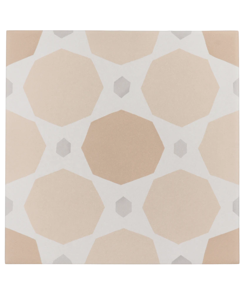 Carrelage Caprice Topaz Pastel 20x20 cm - vue de face du carreau