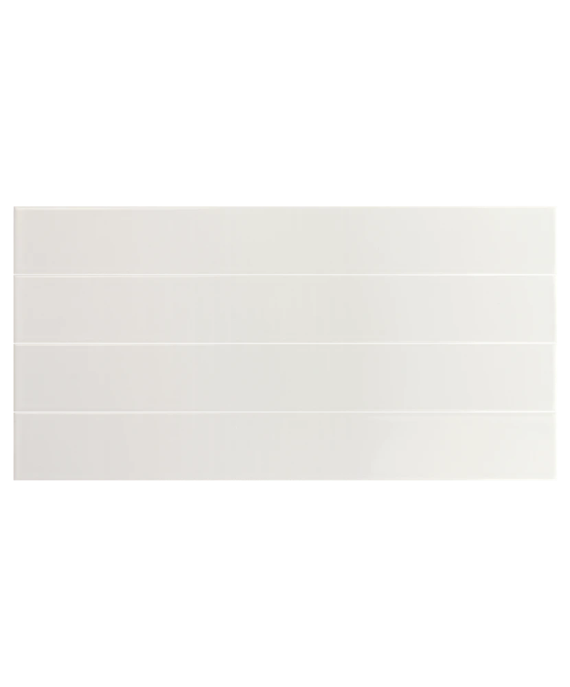 Carrelage Vitral Snow 5x40 cm - détail du carreau