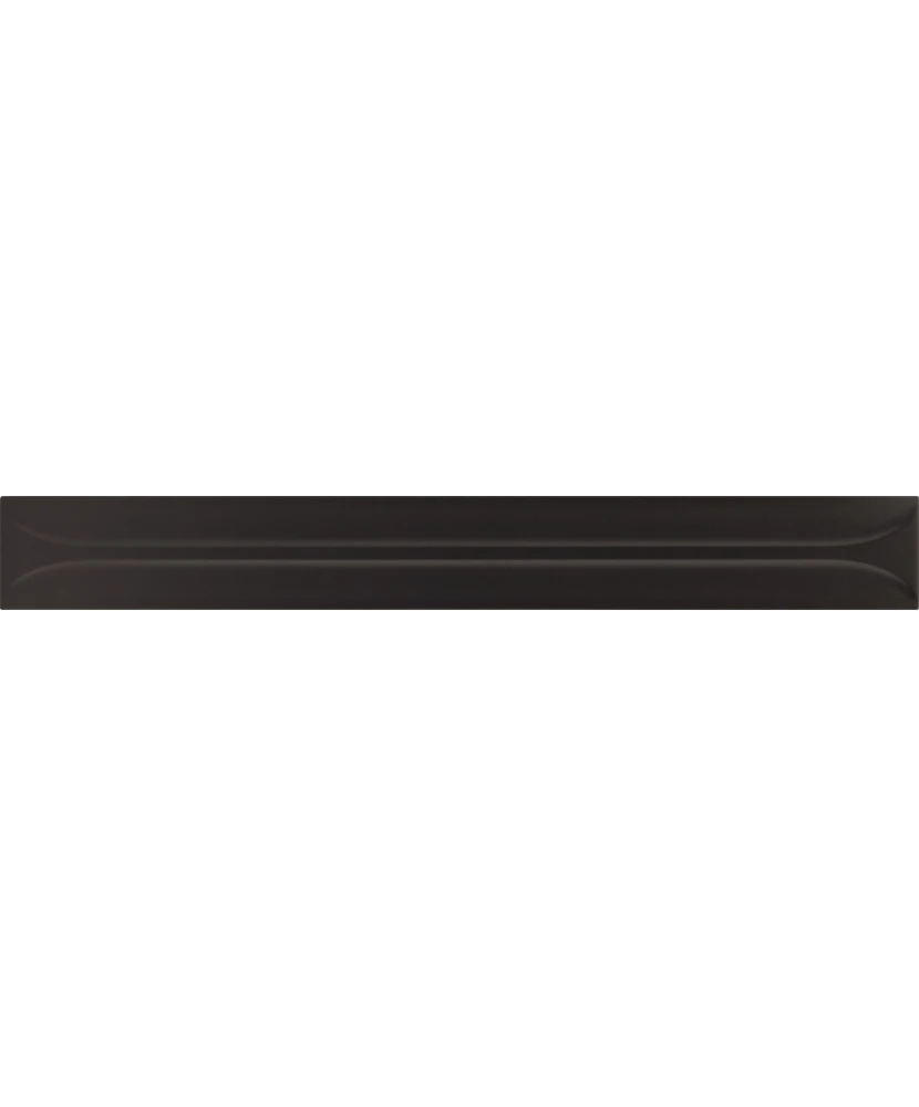 Carrelage Hopp Bro Graphite 5x40 cm - vue de face du carreau