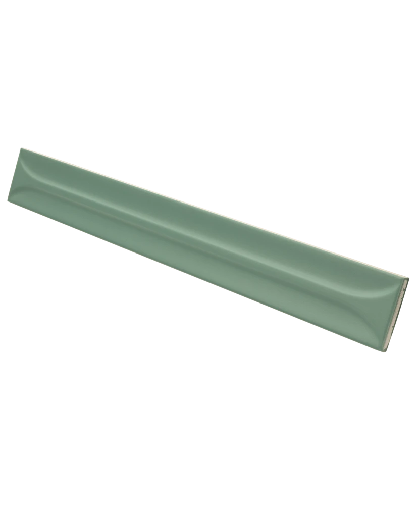 Carrelage Hopp Bro Green 5x40 cm - vue latérale du carreau