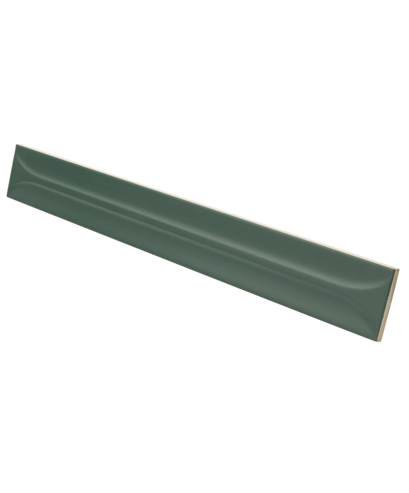 Carrelage Hopp Bro Laurel Green 5x40 cm - vue latérale du carreau