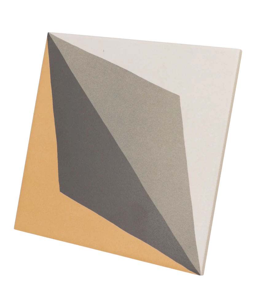 Carrelage Caprice Wave Colours 20x20 cm - vue latérale du carreau