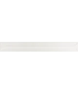Carrelage Hopp Bro White 5x40 cm - vue de face du carreau