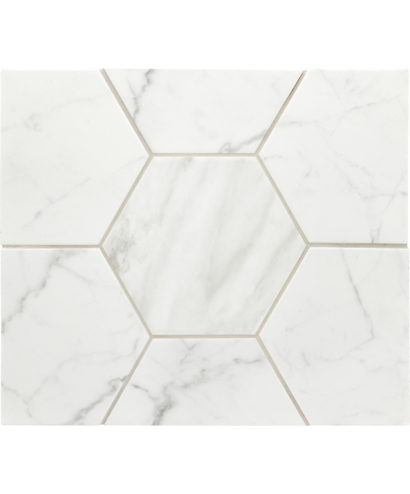 Carrara Hexagon 17.5x20 cm - carrelage NAIS - image 2