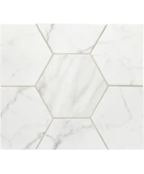 Carrelage Carrara Hexagon 17,5x20 cm - détail du carreau
