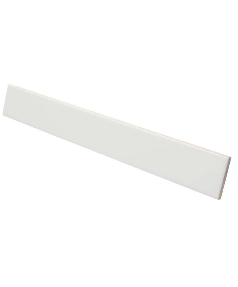 Carrelage Hopp White 5x40 cm - vue latérale du carreau