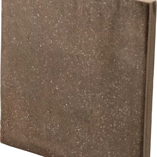 Carrelage Stage Brown 10x10 cm - vue latérale du carreau