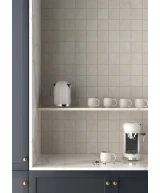 Carrelage Stage Taupe 10x10 cm - posé en cuisine 2