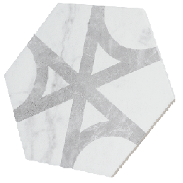 Carrara Hexagon Flow 17.5x20 cm - carrelage NAIS