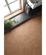 Carrelage Stage Terracotta 10x10 cm - posé en salle de bain