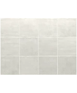 Carrelage Stage White 10x10 cm - panneau de carreaux