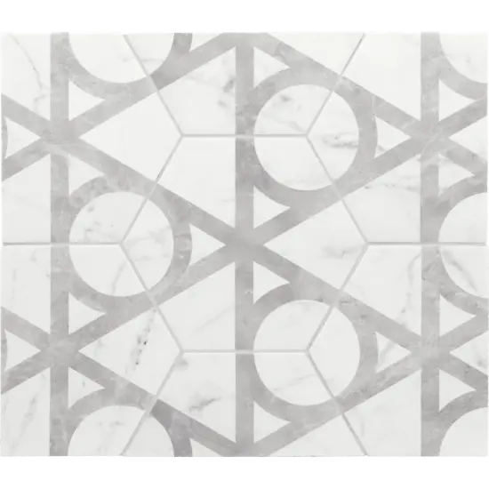 Carrara Hexagon Flow 17,5x20 cm