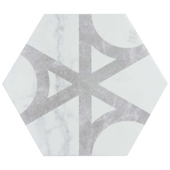 Carrara Hexagon Flow 17.5x20 cm - carrelage NAIS - image 3