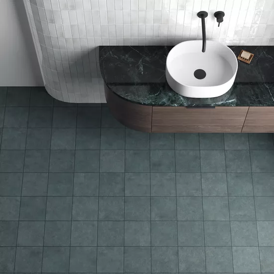 Carrelage Stage Denim 20x20 cm - vue d’ambiance