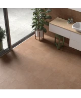 Carrelage Stage Terracotta 20x20 cm - posé en salle de bain