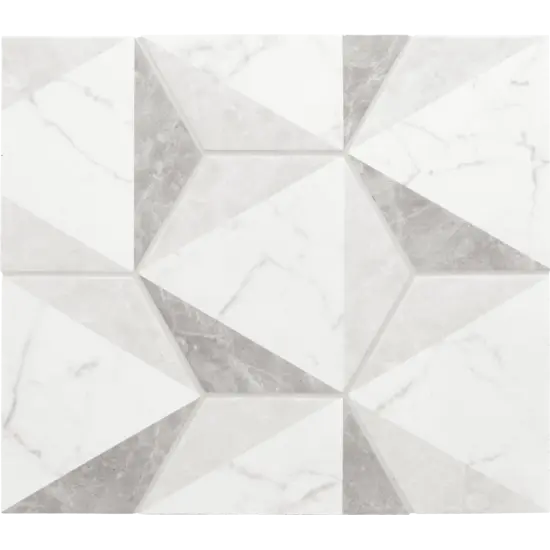 Carrara Hexagon Peak 17,5x20 cm