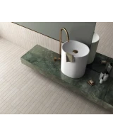 Carrelage Stage Taupe 6x30 cm - posé en terrasse