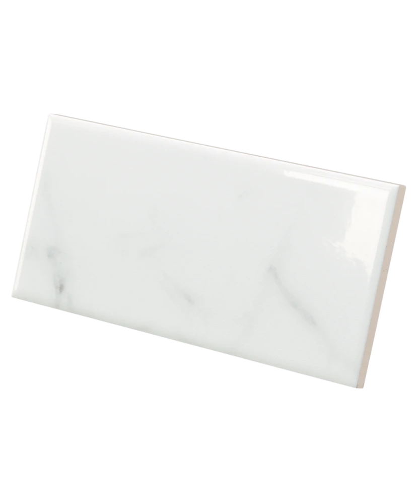 Carrelage Carrara 7,5x15 cm - détail du carreau