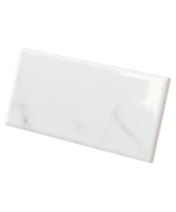 Carrelage Carrara 7,5x15 cm - détail du carreau