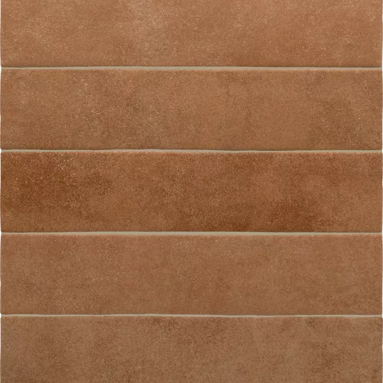 Carrelage Stage Terracotta 6x30 cm - panneau de carreaux