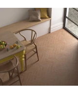 Carrelage Stage Terracotta 6x30 cm - posé en cuisine