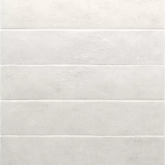 Carrelage Stage White 6x30 cm - panneau de carreaux