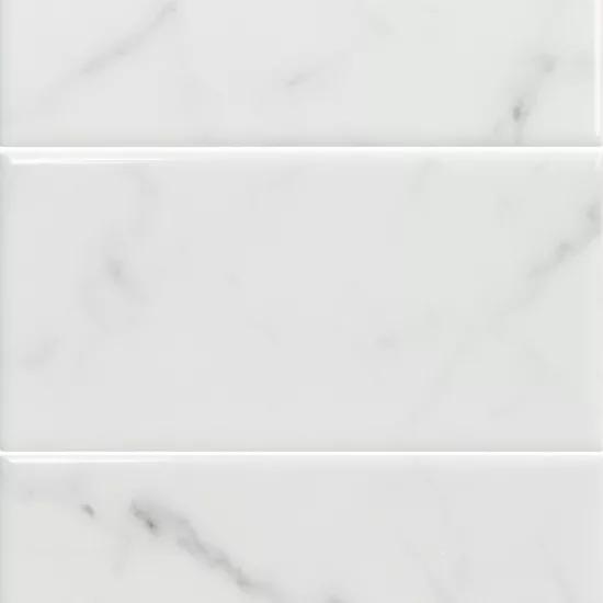 Carrelage Carrara 7,5x15 cm - détail du carreau 3