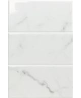 Carrelage Carrara 7,5x15 cm - détail du carreau 3