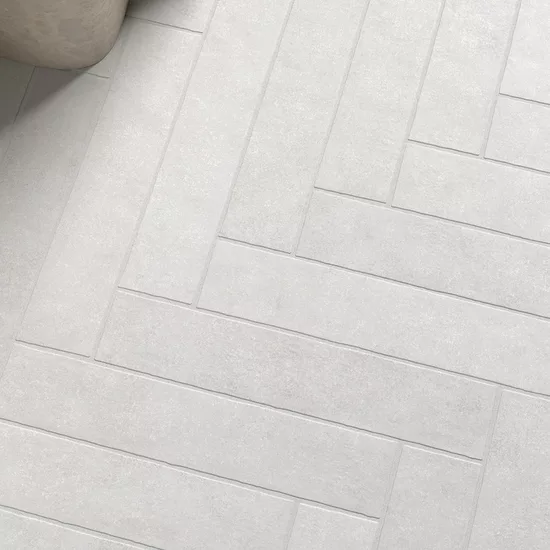 Carrelage Stage White 6x30 cm - vue d’ambiance 2
