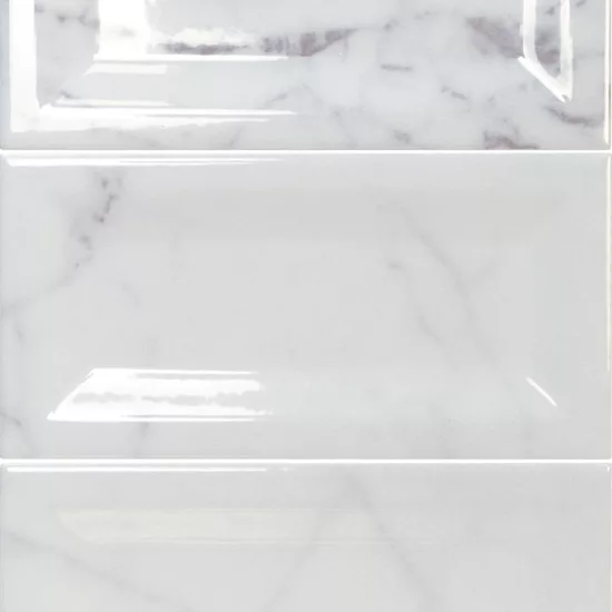 Carrelage Carrara Inmetro 7,5x15 cm - détail du carreau 3