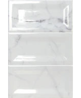 Carrelage Carrara Inmetro 7,5x15 cm - détail du carreau 3