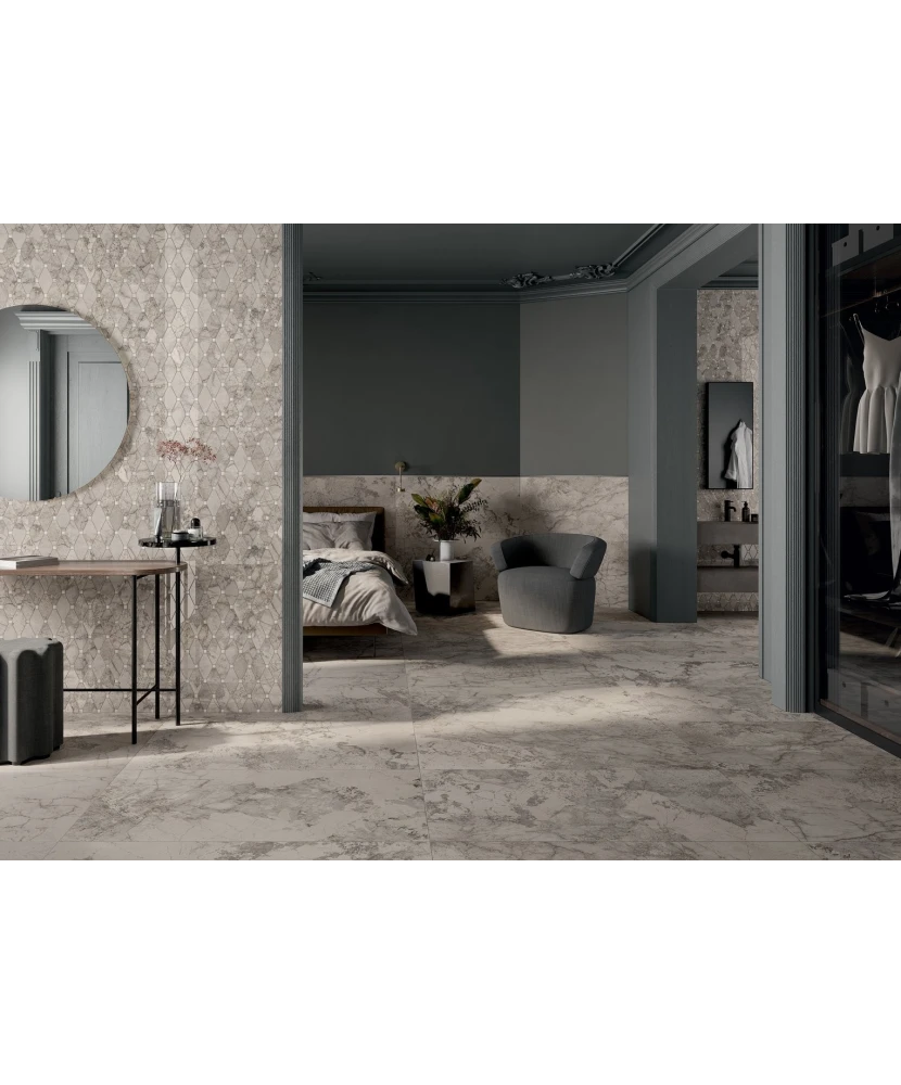 Carrelage 60x120 Gemstone Grey Nat Rectifié - vue d’ambiance 2