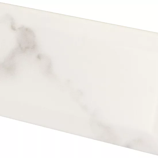 Carrelage Carrara Metro Mat 7,5x15 cm - vue latérale du carreau