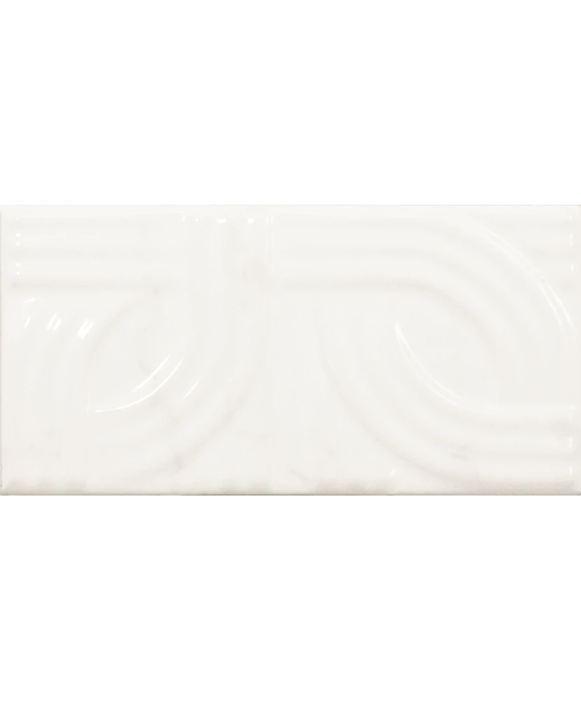 Carrelage Carrara Metropolis 7,5x15 cm - vue de face du carreau