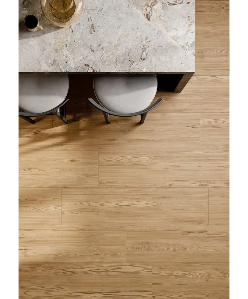 Carrelage 30x120 Honey Wood Larice Nat Rectifié - vue d’ambiance
